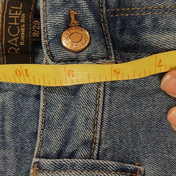 Rachel Roy Women's Size 8/29 Jeans Distressed Medium Wash High Rise - Picture 11 of 13